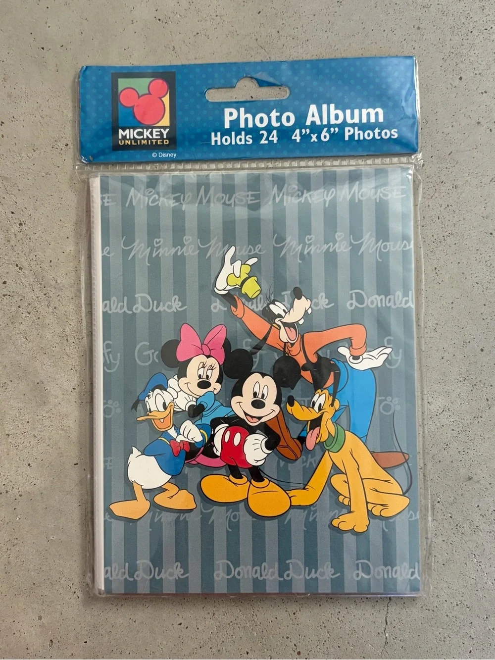 Vintage 90s Mickey Unlimited Photo Album NIP Holds 24 4x6 Photos